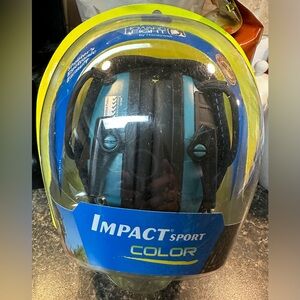 Howard Leight Honeywell Impact Sport Shooter’s Electronic Earmuff Teal & Black